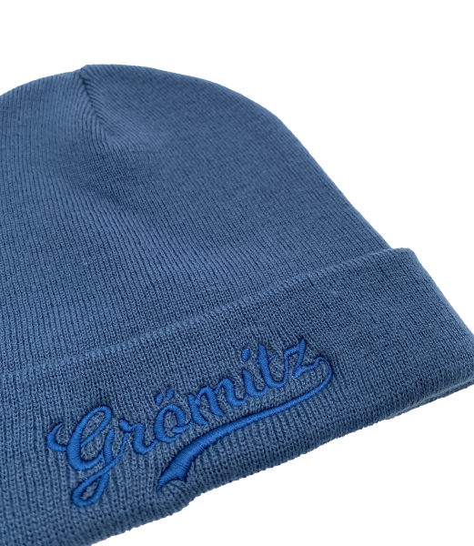 Sonnenbeanie - Original Cuffed Beanie mit Schriftzug bestickt