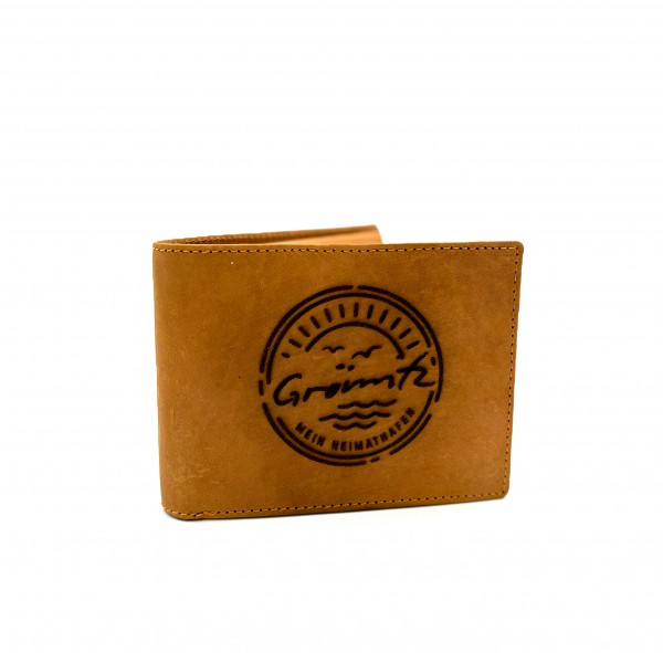 Leder Geldbeutel - Geldbörse für Grömitz-Liebhaber-Copy