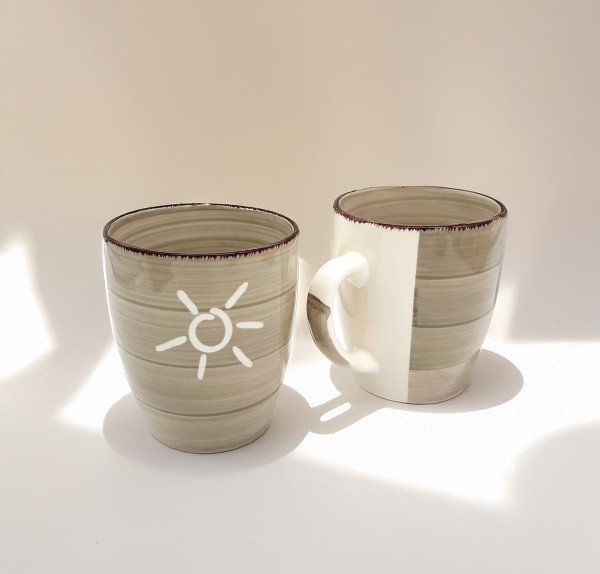 Grömitz Becher - Meeresbrise - Beige