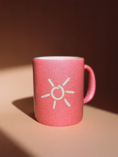 Grömitzbecher - Glitzer-Edition - Soft Pink