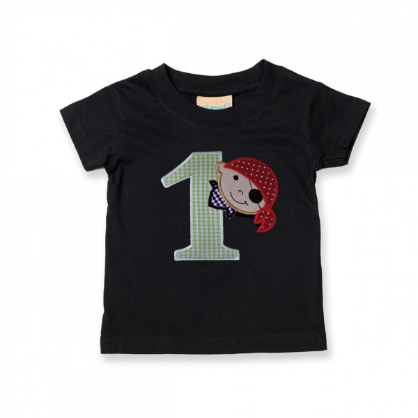 Kinder-Shirt mit Stickmotiv zum Geburtstag