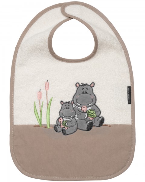 Morgenstern Lätzchen Baby Hippo Creme