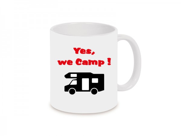 Yes we camp! Becher