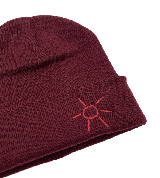 Sonnenbeanie - Original Cuffed Beanie mit Sonne bestickt