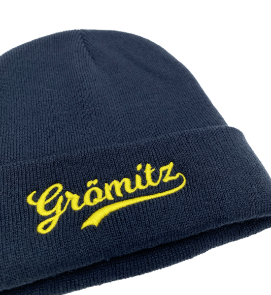 Sonnenbeanie - Original Cuffed Beanie mit Schriftzug bestickt