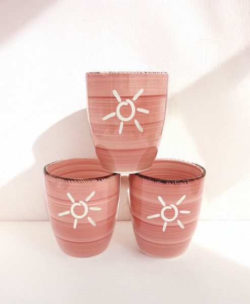Grömitz Becher - Meeresbrise - Rosa
