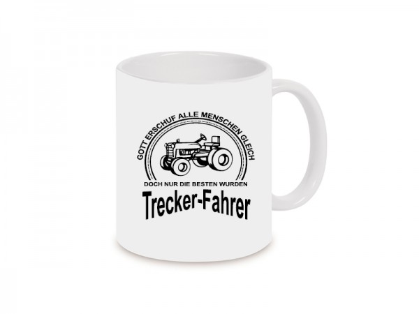 Trecker-Fahrer Becher