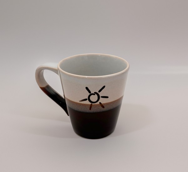 Kaffeepott aus Steingut - jedes Stück ein Unikat