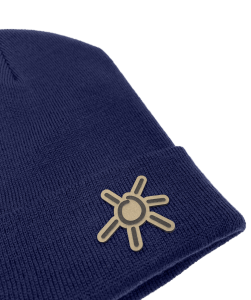 Sonnenbeanie - Original Cuffed Beanie mit Leder-Label