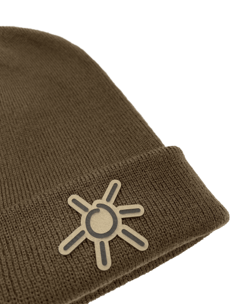 Sonnenbeanie - Original Cuffed Beanie mit Leder-Label