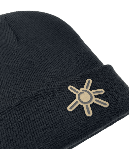 Sonnenbeanie - Original Cuffed Beanie mit Leder-Label