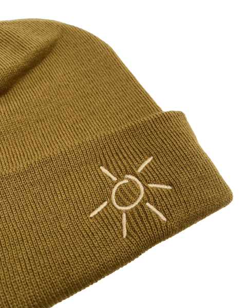 Sonnenbeanie - Original Cuffed Beanie mit Sonne bestickt