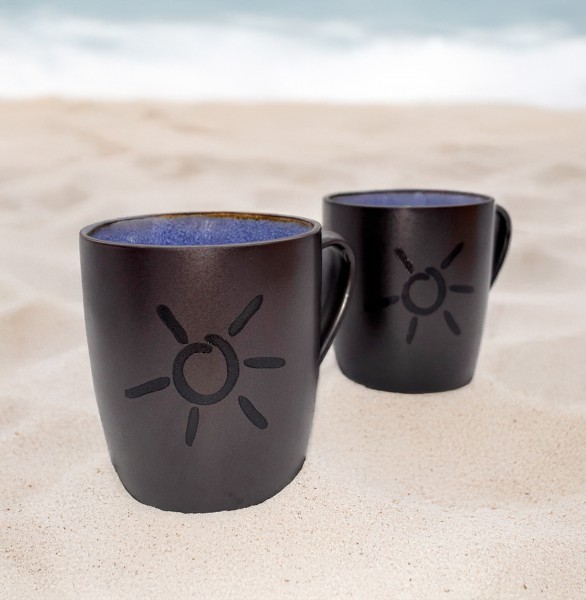 Grömitz Becher - Black-Sun-Edition - 350 ml - Doppelpack