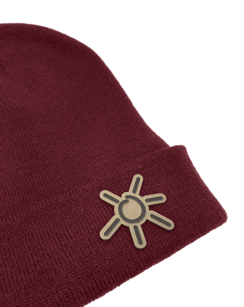 Sonnenbeanie - Original Cuffed Beanie mit Leder-Label