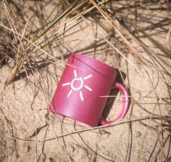 Grömitzbecher - Glitzer-Edition - Pink