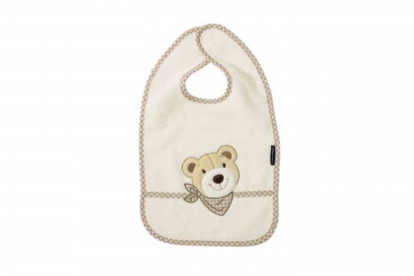 Morgenstern Lätzchen Baby Hippo Bär Creme