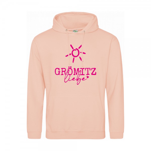 GRÖMITZ HOODIE - Grömitz-Liebe - Peach perfect