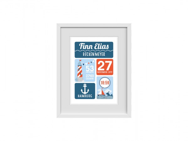 Poster Plakat Geburtstag im individuellem Design A4