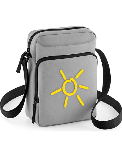 Body Bag Umhängetasche mit Grömitz-Logo bestickt