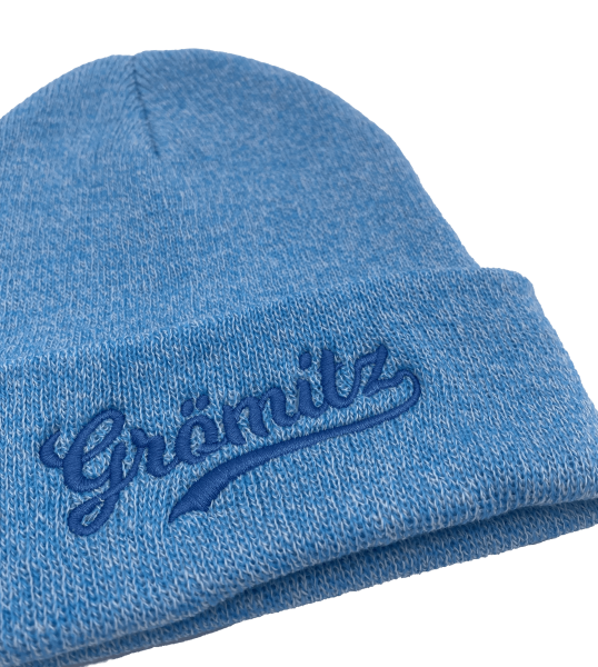 Sonnenbeanie - Original Cuffed Beanie mit Schriftzug bestickt