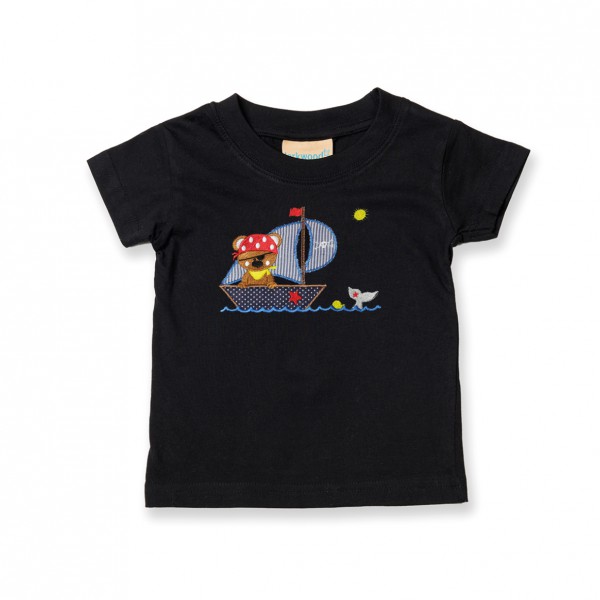 Kinder-Shirt mit Stickmotiv Bär