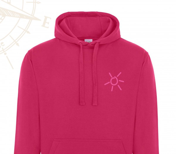 HOODIE - Pink - Grömitz Sonne Brustlogo