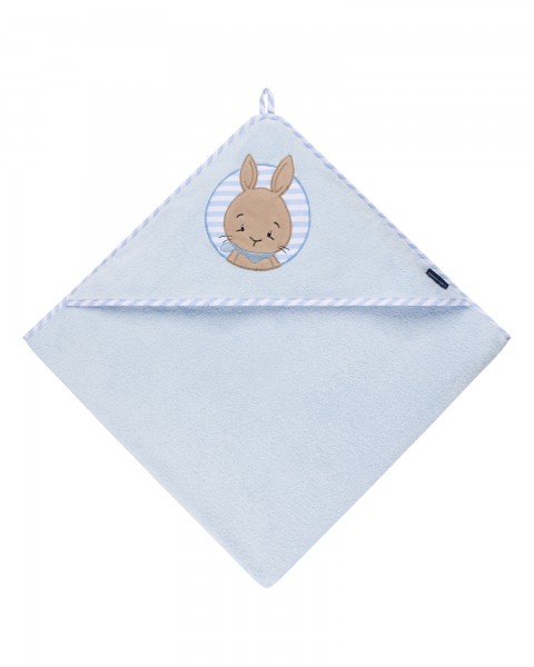 Morgenstern Kapuzenhandtuch Baby 100x100 cm Hase