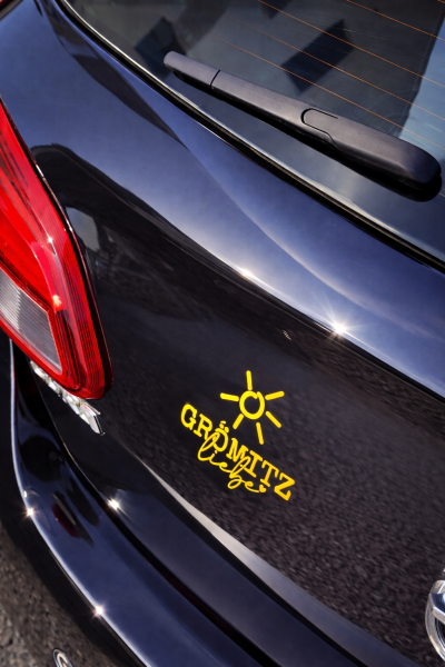 Grömitz Liebe Aufkleber - Gelb