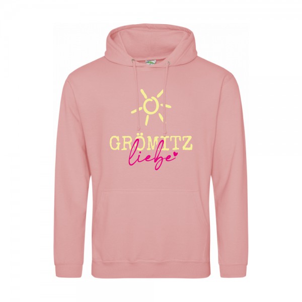 GRÖMITZ HOODIE - Grömitz-Liebe - Dusty Pink