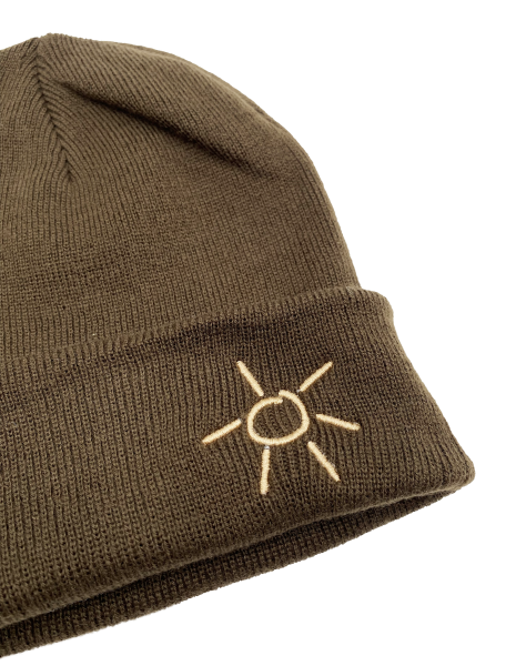 Sonnenbeanie - Original Cuffed Beanie mit Sonne bestickt