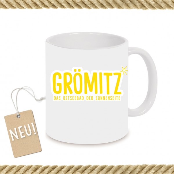 Grömitz-Pott mit Schriftzug