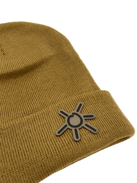 Sonnenbeanie - Original Cuffed Beanie mit Leder-Label
