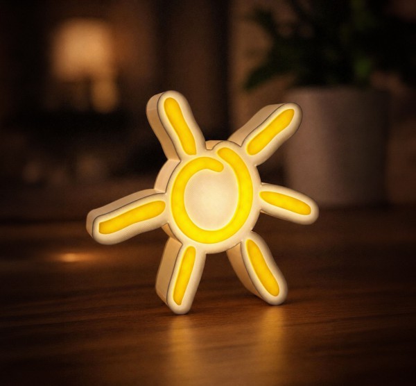 Leuchtsonne - LED Sonne - Gelb