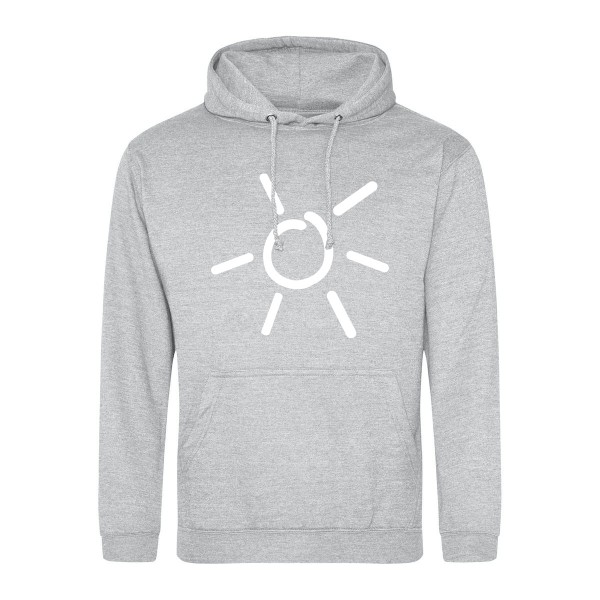 HOODIE - Heather Grey - Grömitz Sonne