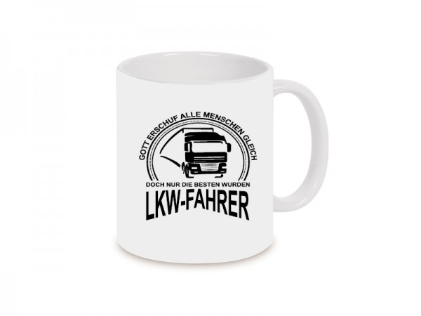 LKW-Fahrer Becher