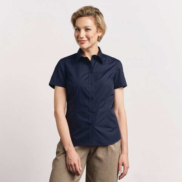 Women´s Poplin Shirt Short Sleeve