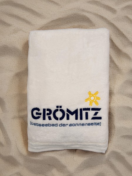 GRÖMITZ HANDTUCH | BESTICKT MIT GRÖMITZSONNE | CALYPSO FEELING