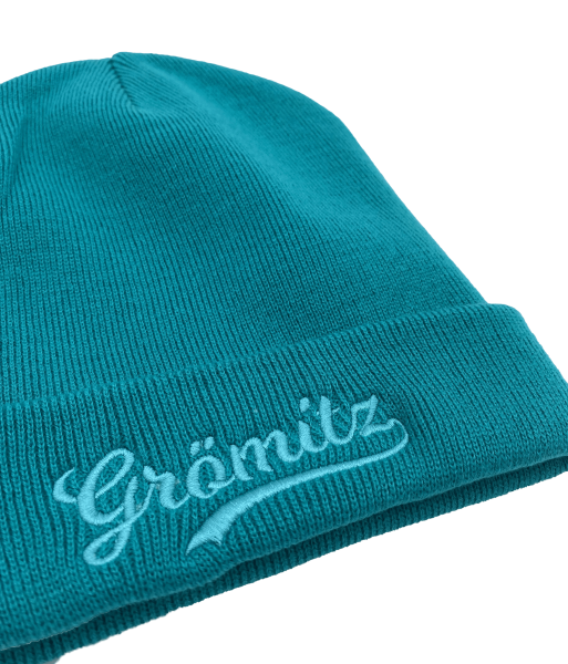 Sonnenbeanie - Original Cuffed Beanie mit Schriftzug bestickt