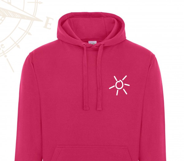 HOODIE - Pink - Grömitz Sonne Brustlogo