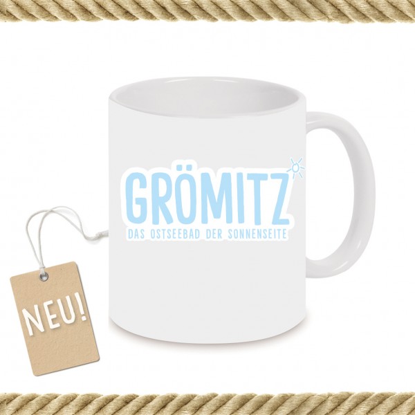 Grömitz-Pott mit Schriftzug