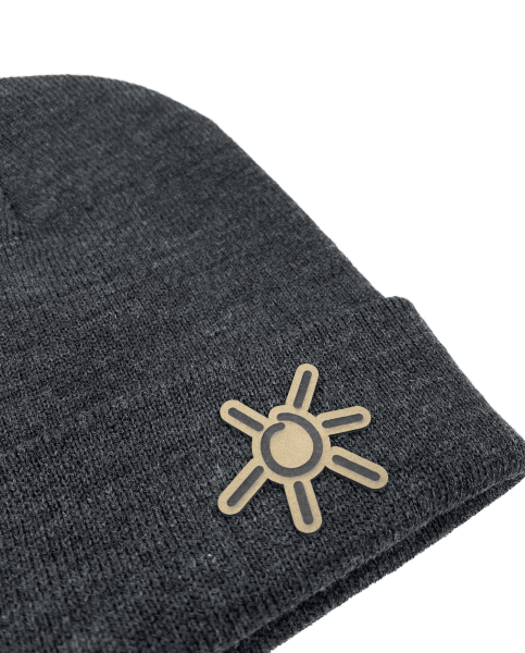 Sonnenbeanie - Original Cuffed Beanie mit Leder-Label