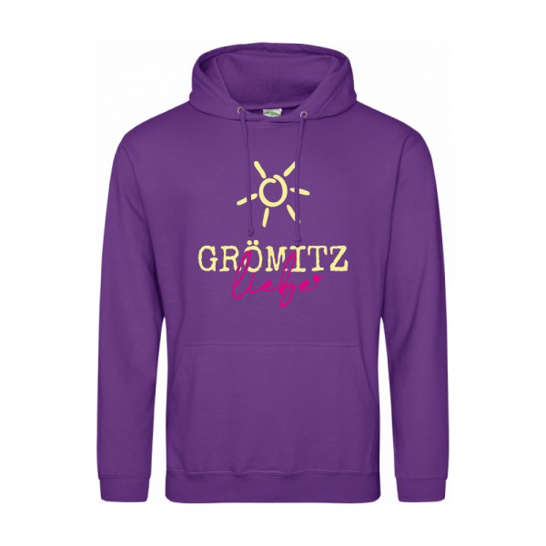 GRÖMITZ HOODIE - Grömitz-Liebe - Lila